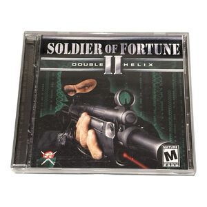 Soldier of Fortune 2 II Double Helix PC Game with Key Windows 98 XP CD-ROM 2001